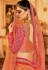 Peach Silk Indian wedding Lehenga choli 006