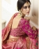 Pink silk Indian wedding lehenga 13167