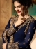 Amyra Dastur Navy Blue georgette wedding anarkali 9081