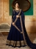 Amyra Dastur Navy Blue georgette wedding anarkali 9081