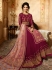 Amyra Dastur Magenta georgette wedding anarkali 9087