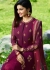 Bollywood Prachi Desai Wine Georgette Indian wedding anarkali 8071