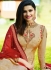 Bollywood Prachi Desai Cream Silk Indian wedding anarkali 8076