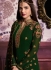 Green color straight cut salwar kameez 10062