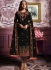 Black color straight cut salwar kameez 10064