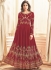 Shamita Shetty Red georgette wedding wear anarkali 8038