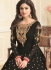 Shamita Shetty Black georgette wedding wear anarkali 8039