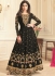 Shamita Shetty Black georgette wedding wear anarkali 8039