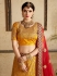 Mustuard satin wedding lehenga choli 1302