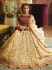 Cream Organza wedding wear lehenga choli 10654