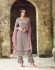 Grey heavy embroidered straight cut salwar kameez 53003