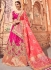 Pink Banarasi silk wedding lehenga choli