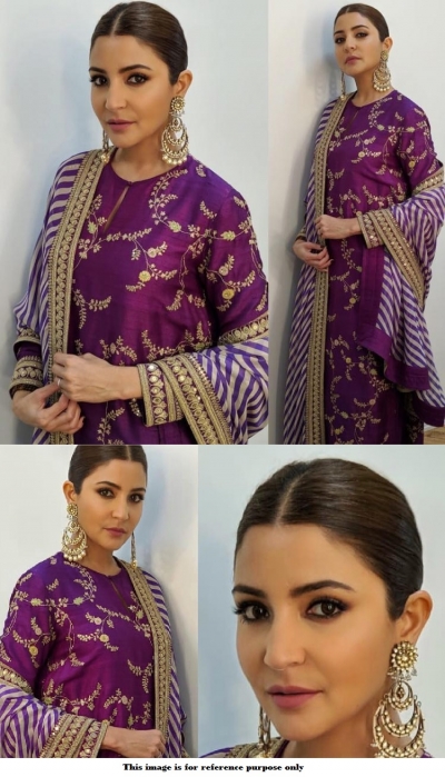 Buy Bollywood Sabyasachi Inspired Anushka sharma Purple suit from India