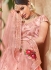 Light pink color satin Indian wedding lehenga choli 4608