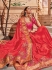 Salmon silk Indian wedding wear saree 1902