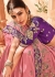 Light Pink silk Indian wedding wear saree 1905