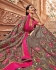 Grey silk Indian wedding wear saree 1907