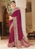 Purple banarasi weaving silk Indian wedding saree 1013