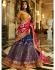 Malaika arora khan blue mustard silk Indian wedding Lehenga choli 13190