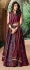 Indian wedding Purple and magenta silk wedding lehenga 7705