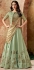 Indian wedding pastel green silk wedding lehenga 7710