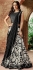 Indian wedding white and black silk wedding lehenga 7711