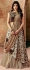 Indian wedding chikoo Brown and Gold silk wedding lehenga 7712