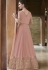 Blush pink net Indian wedding wear anarkali suit 4500