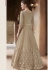 Beige net Indian wedding wear anarkali suit 4506