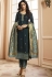 Indian silk Wedding salwar kameez in grey color 15205