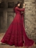 Maroon Indian hand work net wedding wear anarkali suit 56001