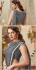 Grey color lycra designer party wear saree