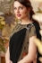 Black designer party wear saree