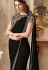 Black designer party wear saree