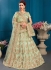 Pista satin silk Indian Wedding Lehenga choli 1701