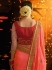 Red and pink designer party wear saree