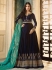 Amyra Dastur Navy blue color georgette wedding wear Anarkali