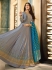 Amyra Dastur Grey color georgette wedding wear Anarkali