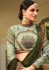 Mehandi Barfi silk saree Indian wedding saree double blouse