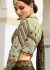 Mehandi Barfi silk saree Indian wedding saree double blouse