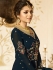 Drashti Dhami Navy blue vaishnavi georgette wedding anarkali