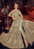 Light green color Net Indian Lehenga kameez 2 in 1 style