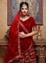 Maroon velvet Indian wedding lehenga