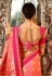 Light pink Indian Wedding Silk saree