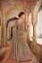 Beige color silk and net Indian wedding lehenga