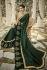 kajal aggarwal dark green colour saree 2204