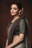 kajal aggarwal gray colour saree 2186