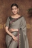 kajal aggarwal gray colour saree 2186