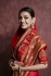 kajal aggarwal bright red colour 1229KM