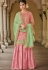 Pink Dola Silk Sharara Style Pakistani Suit 35